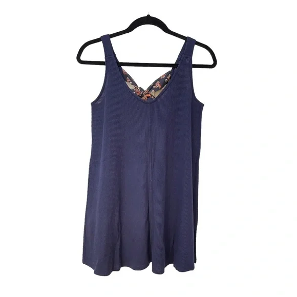 Francesca's Collections | Dresses | Blue Rain By Francescas Leigh Scarf  Back Indigo Blue Mini Dress Size S | Poshmark